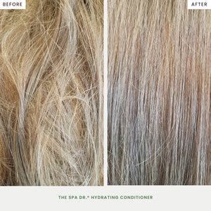Before and After Hydrating Conditioner