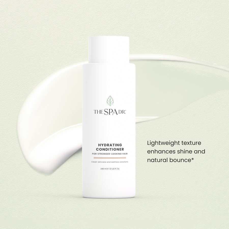 Hydrating Conditioner Lightweight texture enhances shine and natural bounce